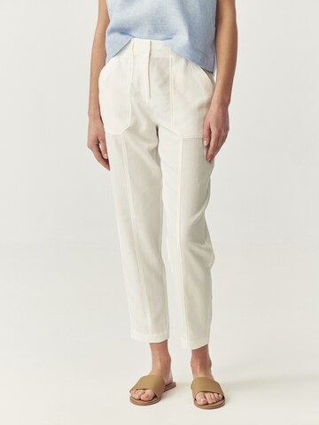 TATUUM - Tapered Pantalón 'Veroniko 1' en blanco: frente