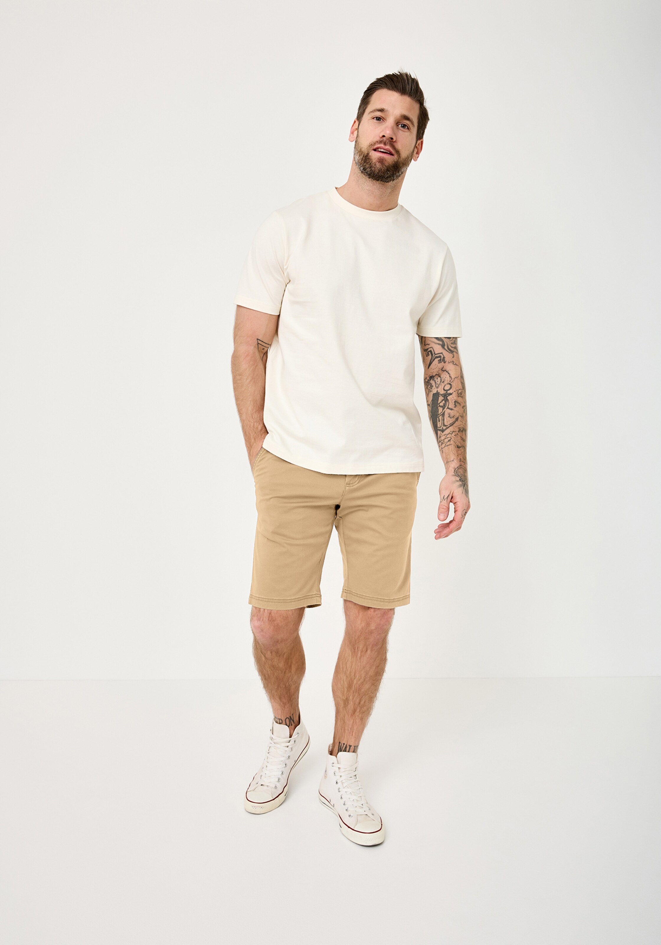 REDPOINT Slimfit Chinohose in Beige
