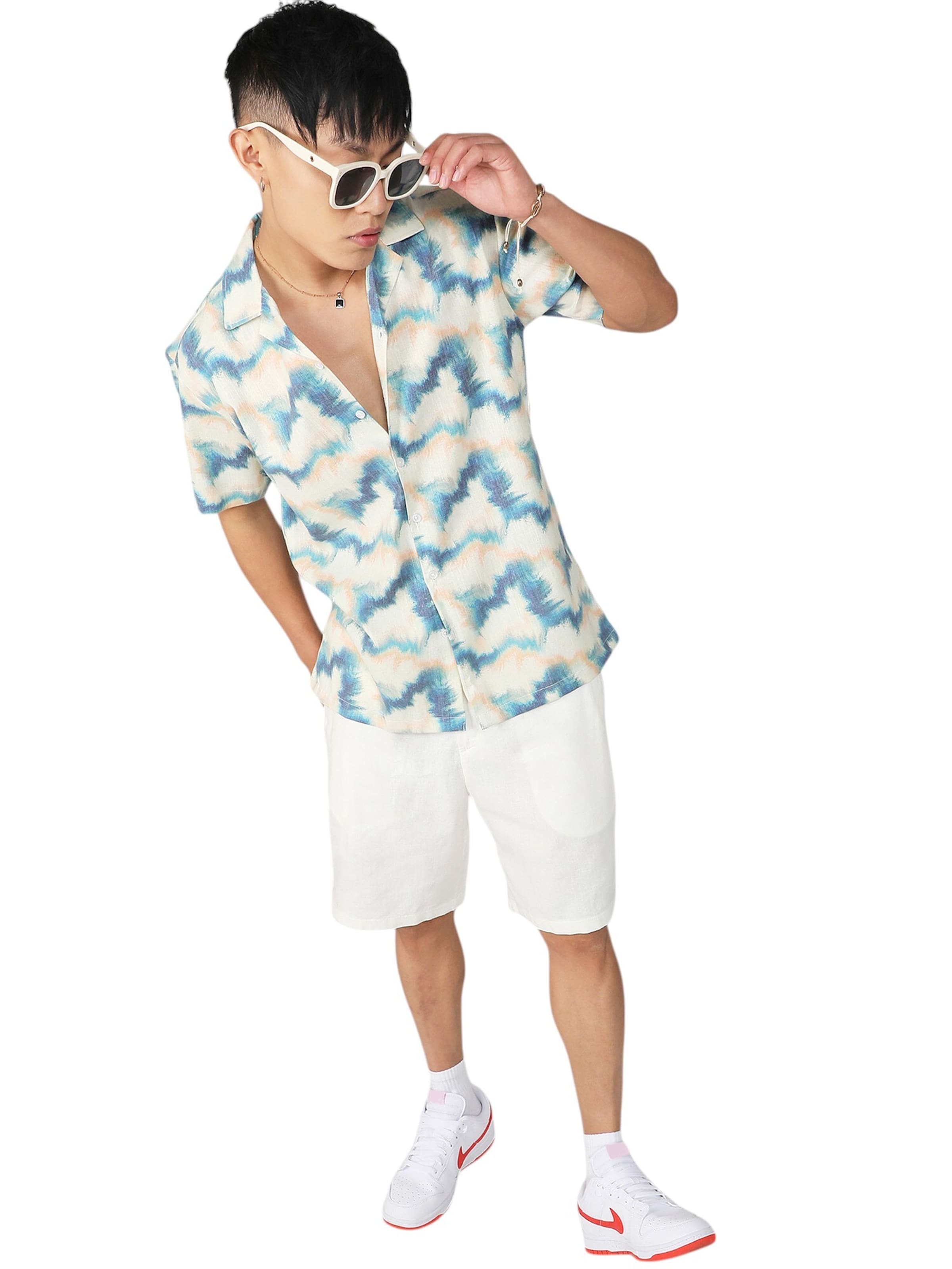 Campus Sutra Rovný strih Košeľa 'Tabitha' - Zmiešané farby