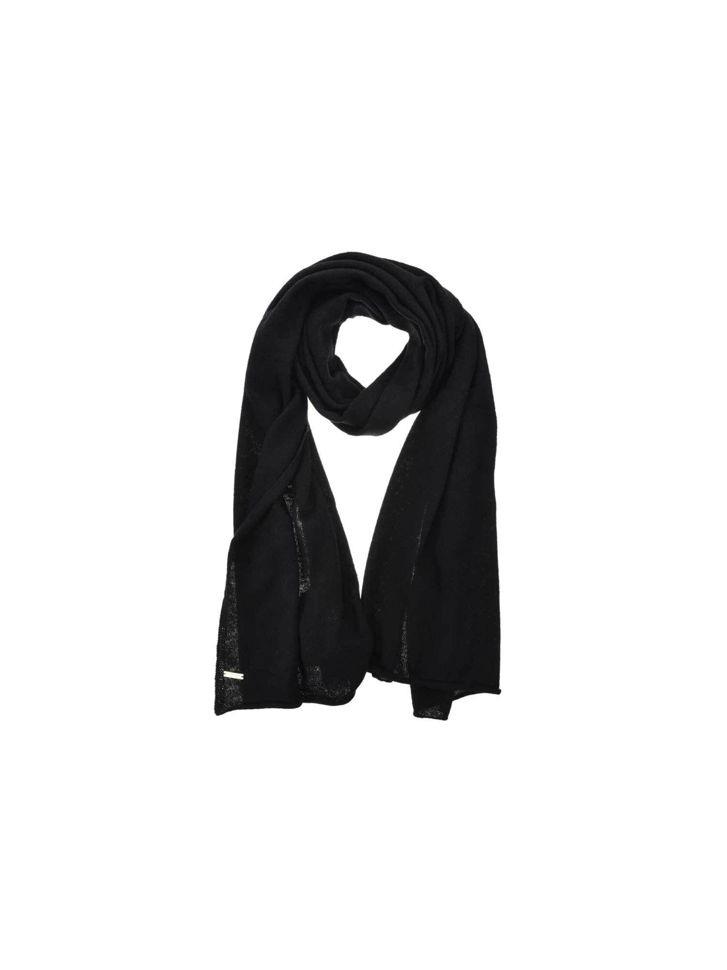 Seeberger Full Finger Gloves 'Schal' in Black: front