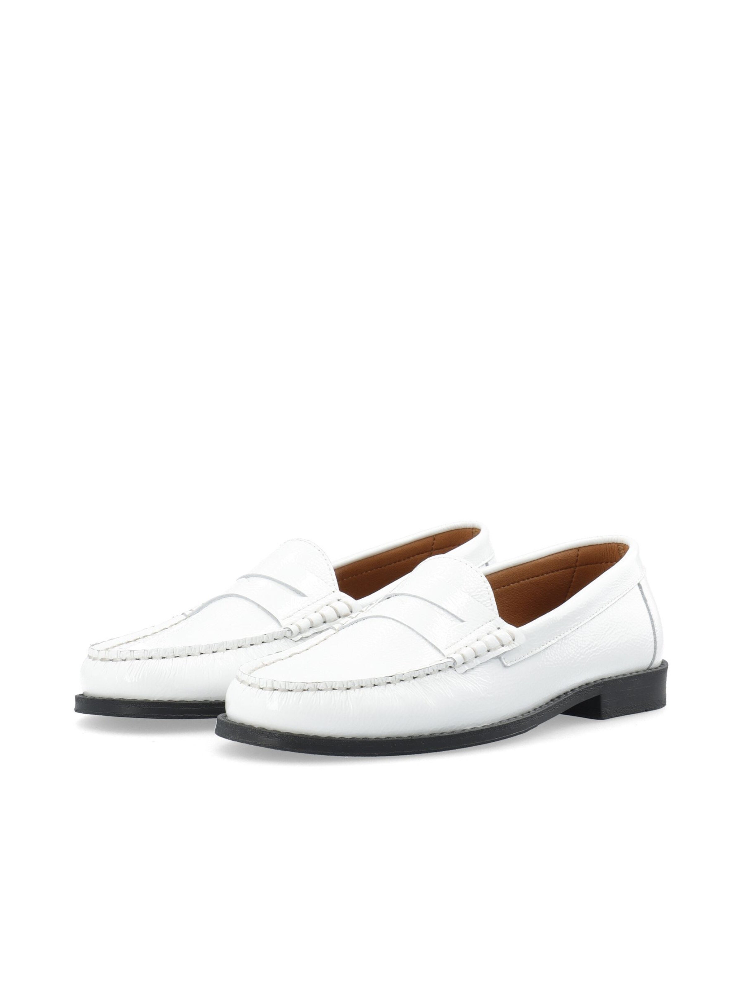 Bianco Moccasins 'Pop' in White