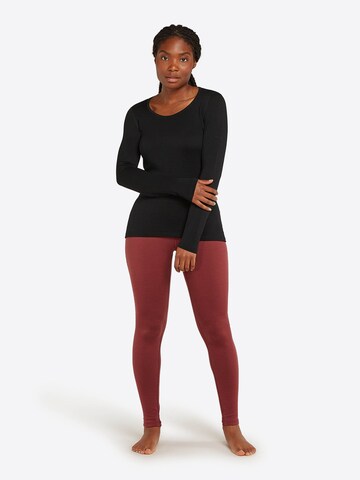 ICEBREAKER - Camiseta térmica 'W Mer 260 Tech LS Scoop' en negro