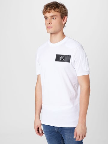 Plein Sport - Camisa em branco: frente