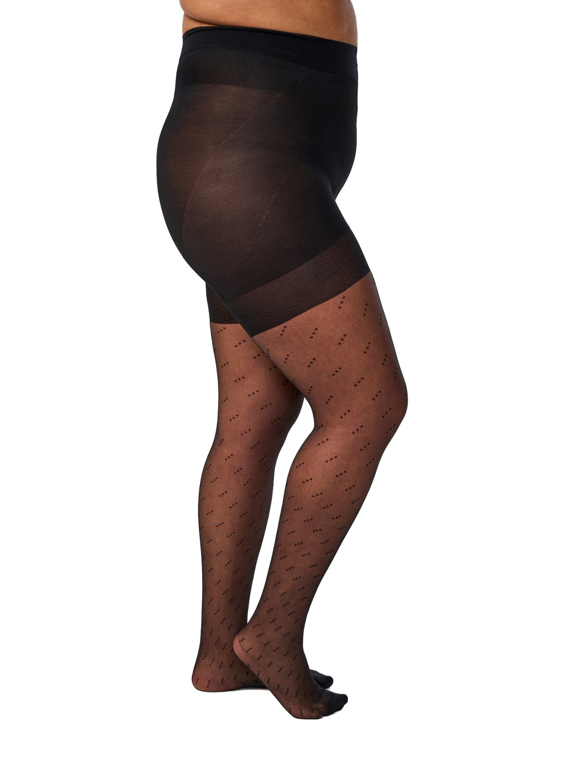 Zizzi Jemné pančuchy - Čierna: predná strana