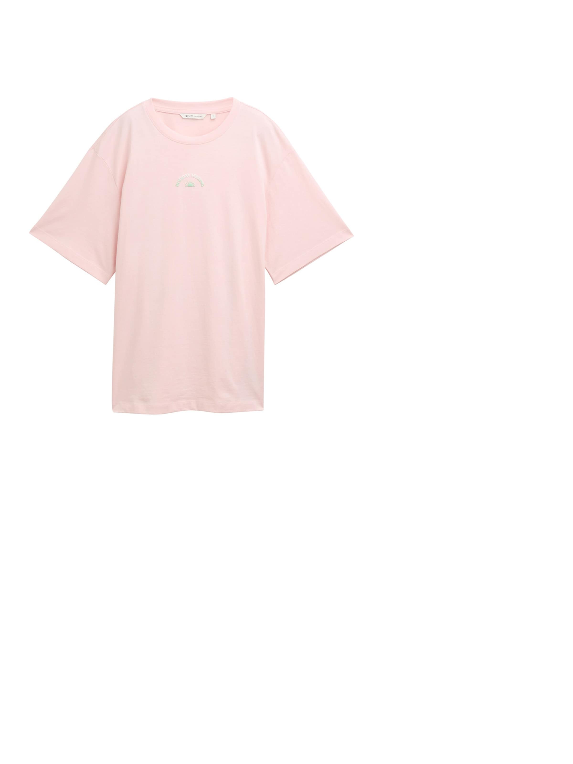 TOM TAILOR DENIM Μπλουζάκι σε ροζ: μπροστά