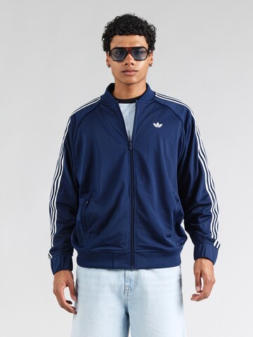 zils ADIDAS ORIGINALS Starpsezonu jaka 'BRITCORE': no priekšpuses