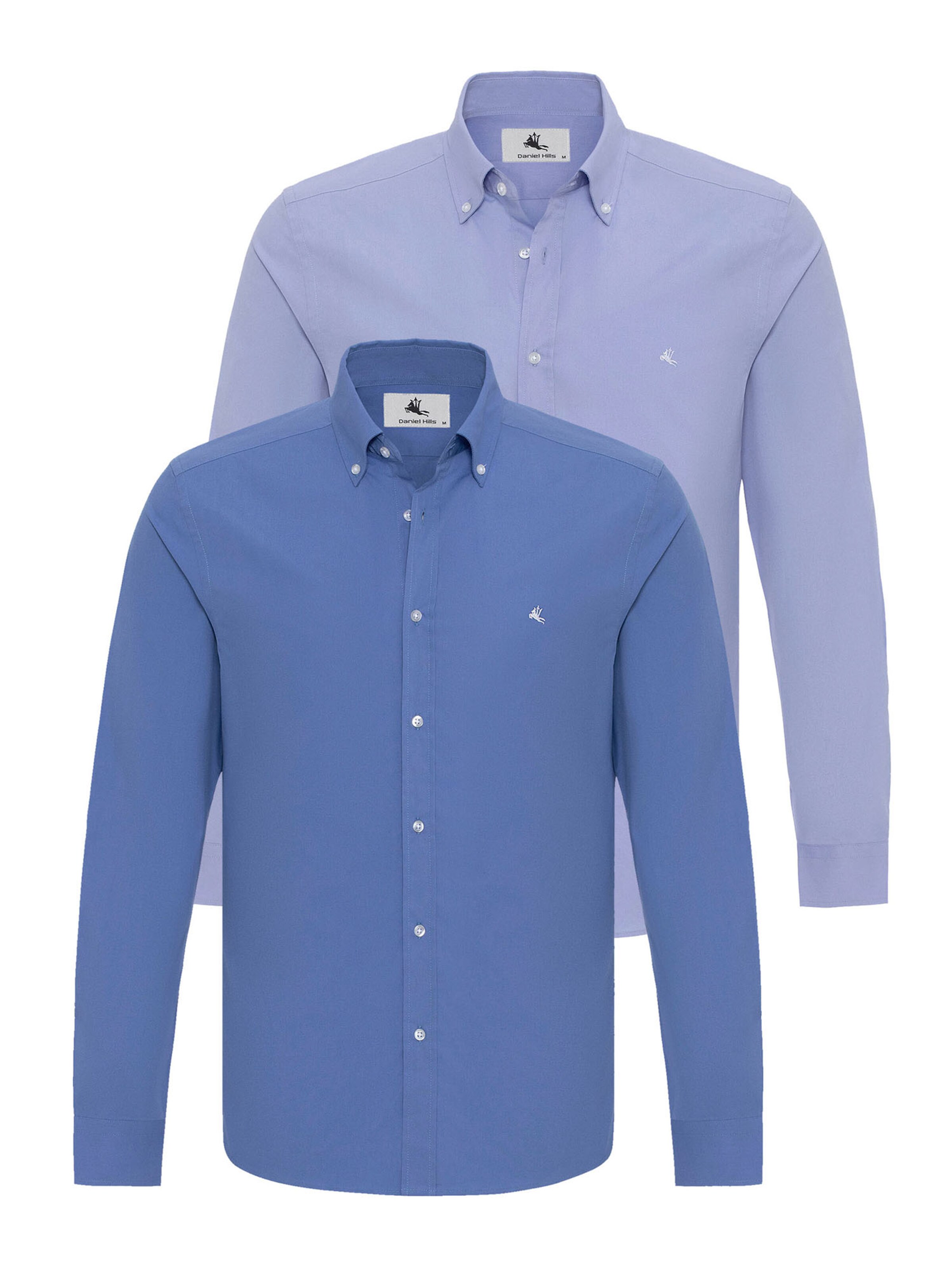 Daniel Hills Button Up Shirt in Blue: front