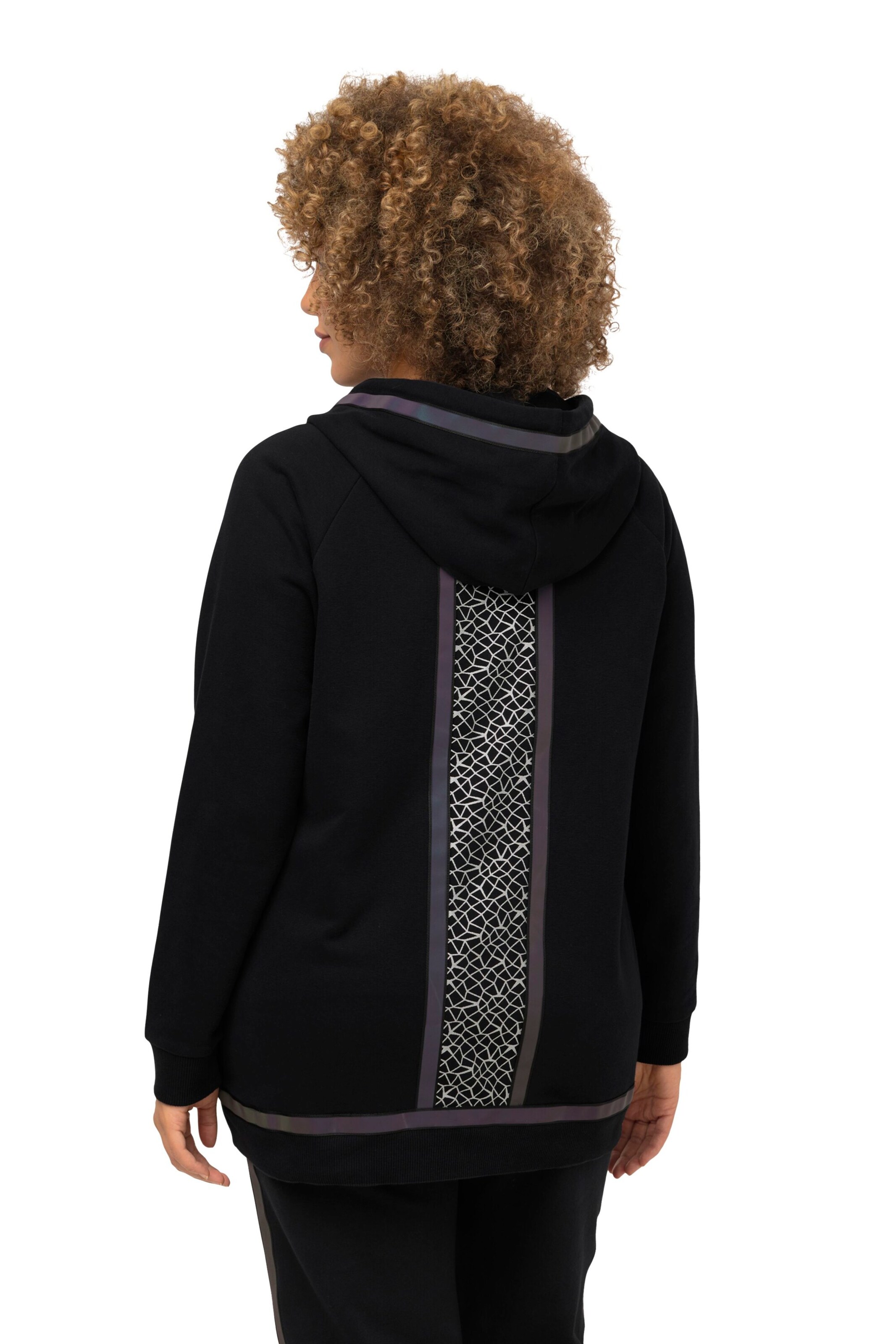 Ulla Popken Sweat jacket in Black