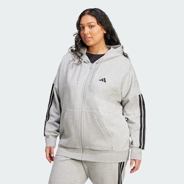Veste de survêtement 'Essentials' ADIDAS SPORTSWEAR en gris : devant