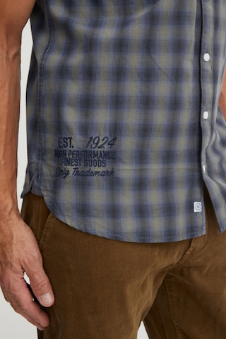 FQ1924 Slim fit Overhemd 'Samir' in Blauw