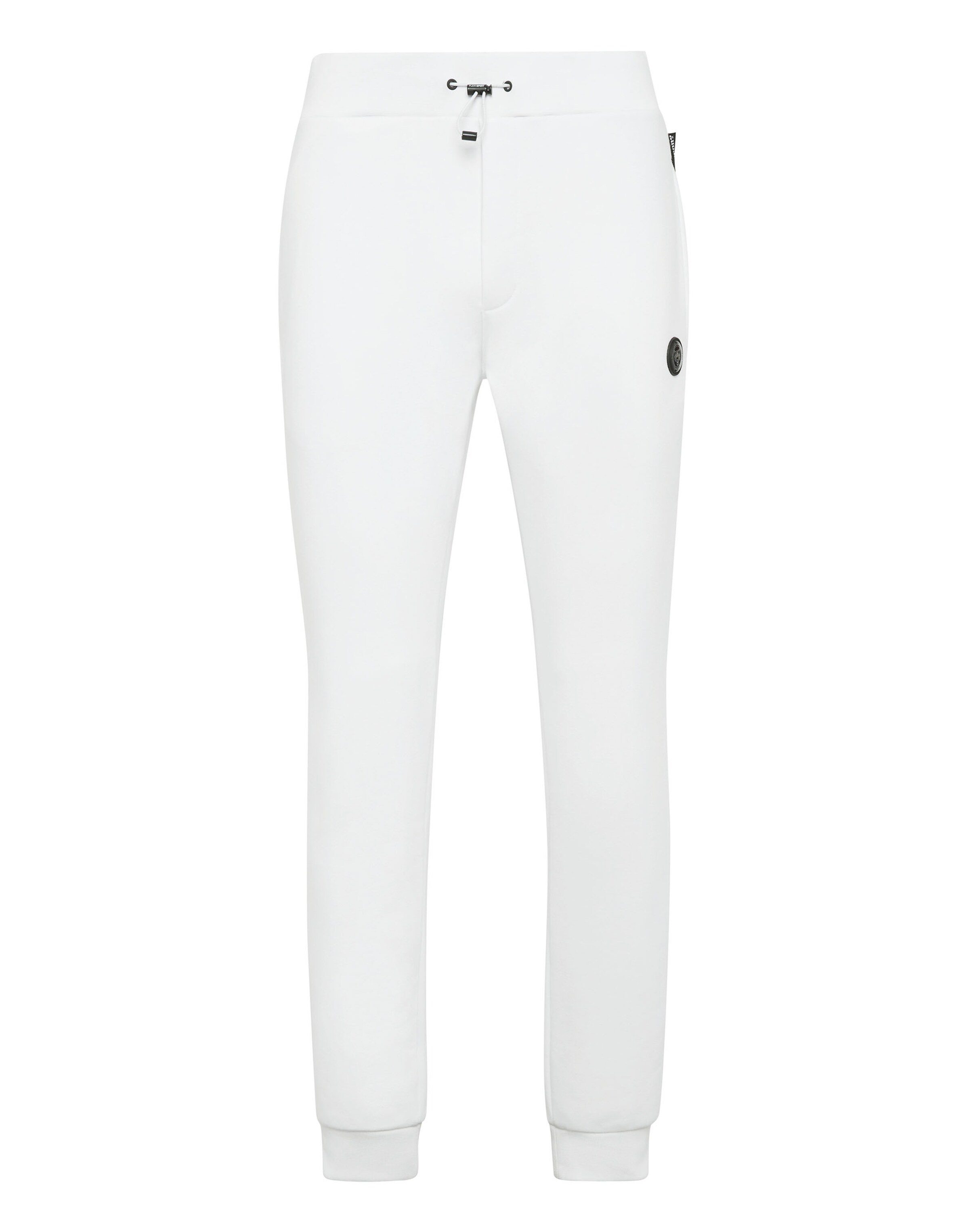 Tapered Pantaloni di Plein Sport in bianco: frontale