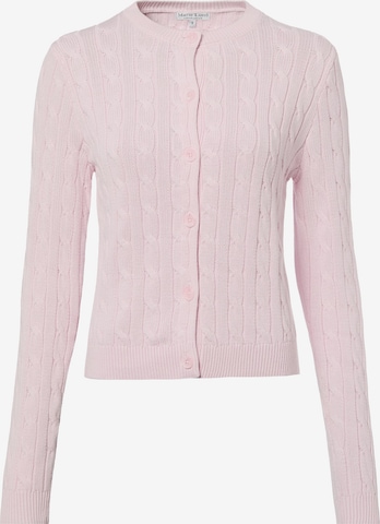Cardigan Marie Lund en rose : devant