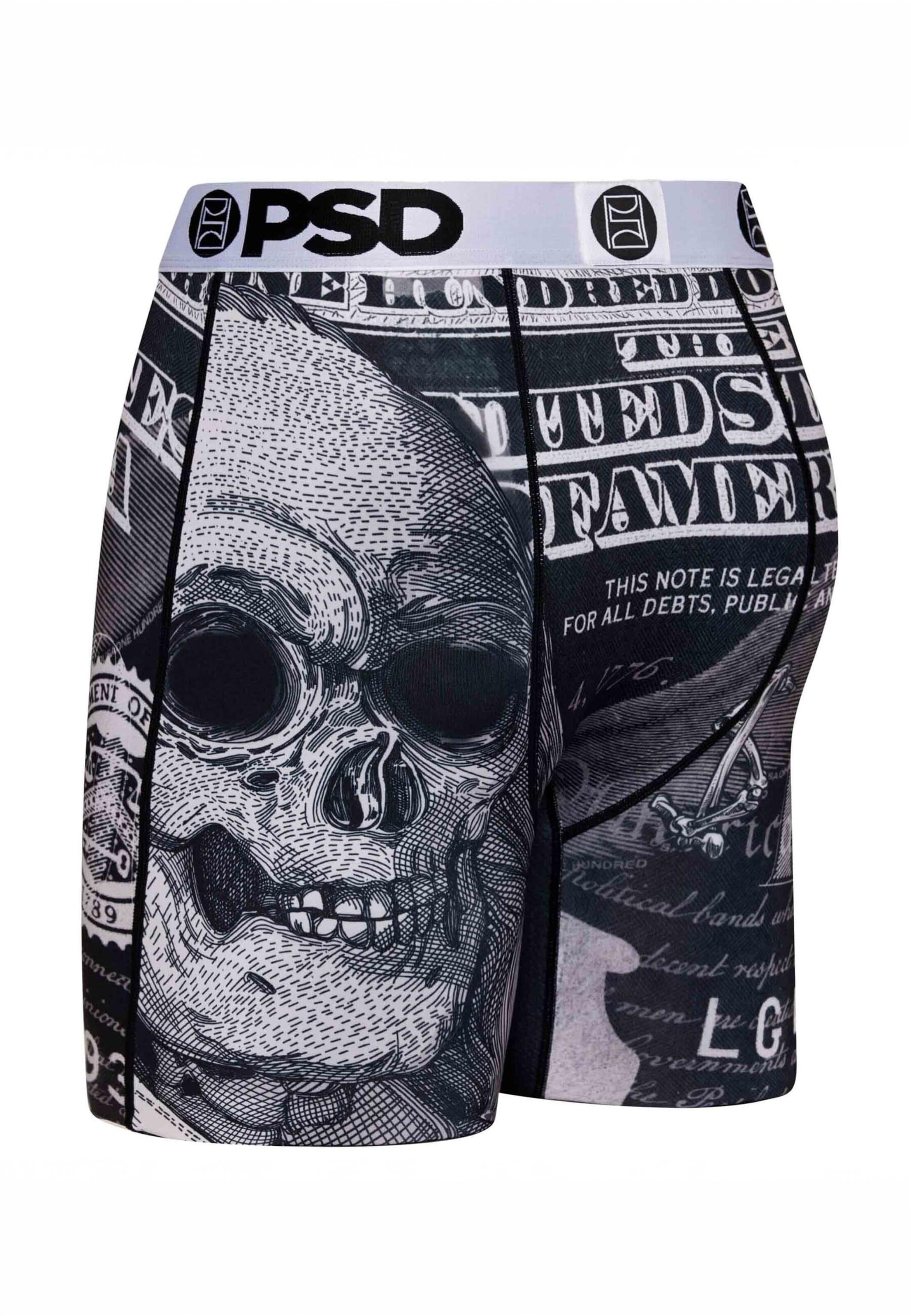 PSD Bokserishortsit 'Hunna Bones' värissä harmaa