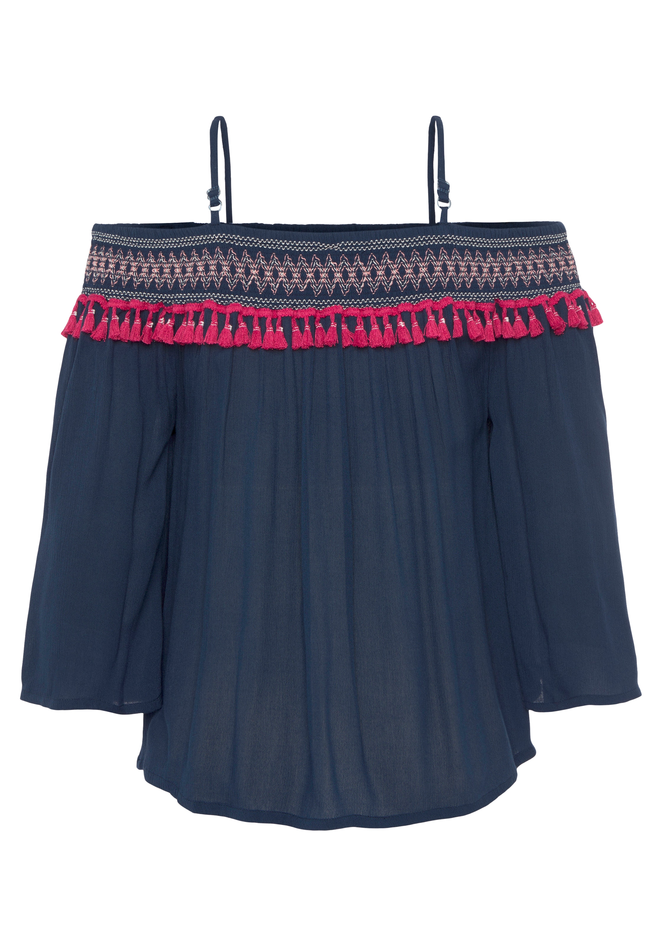 LASCANA Блуза в синьо