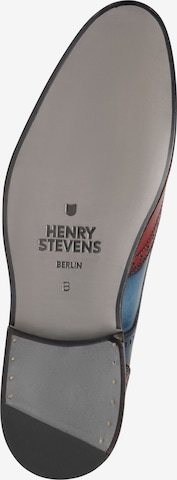 Henry Stevens Schnürschuhe Rahmengenäht 'Marshall FBD' in Blau