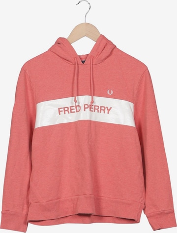 Fred Perry Kapuzenpullover M in Pink: Vorderseite