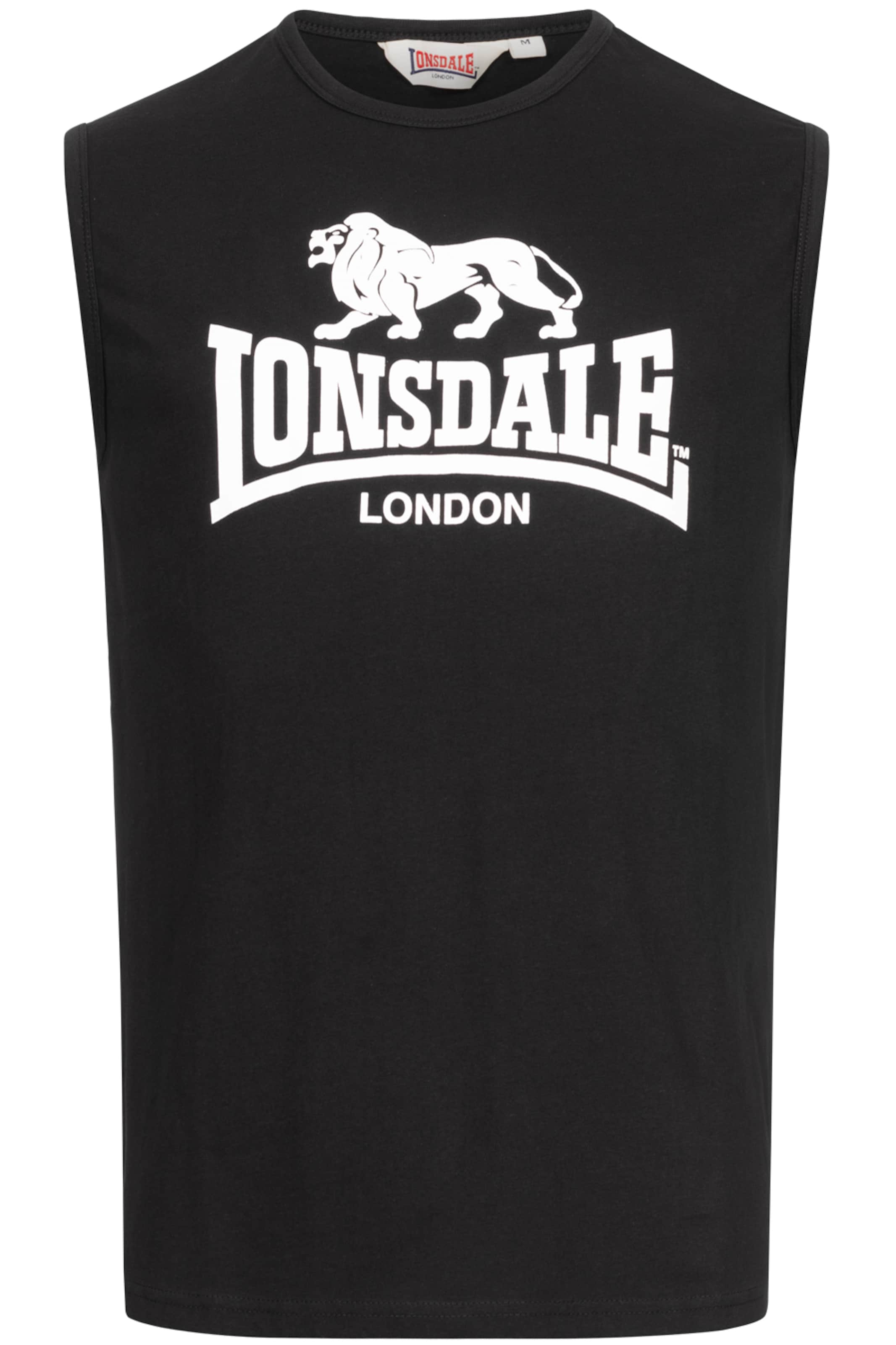 LONSDALE Shirt 'Clopton' in Black: front