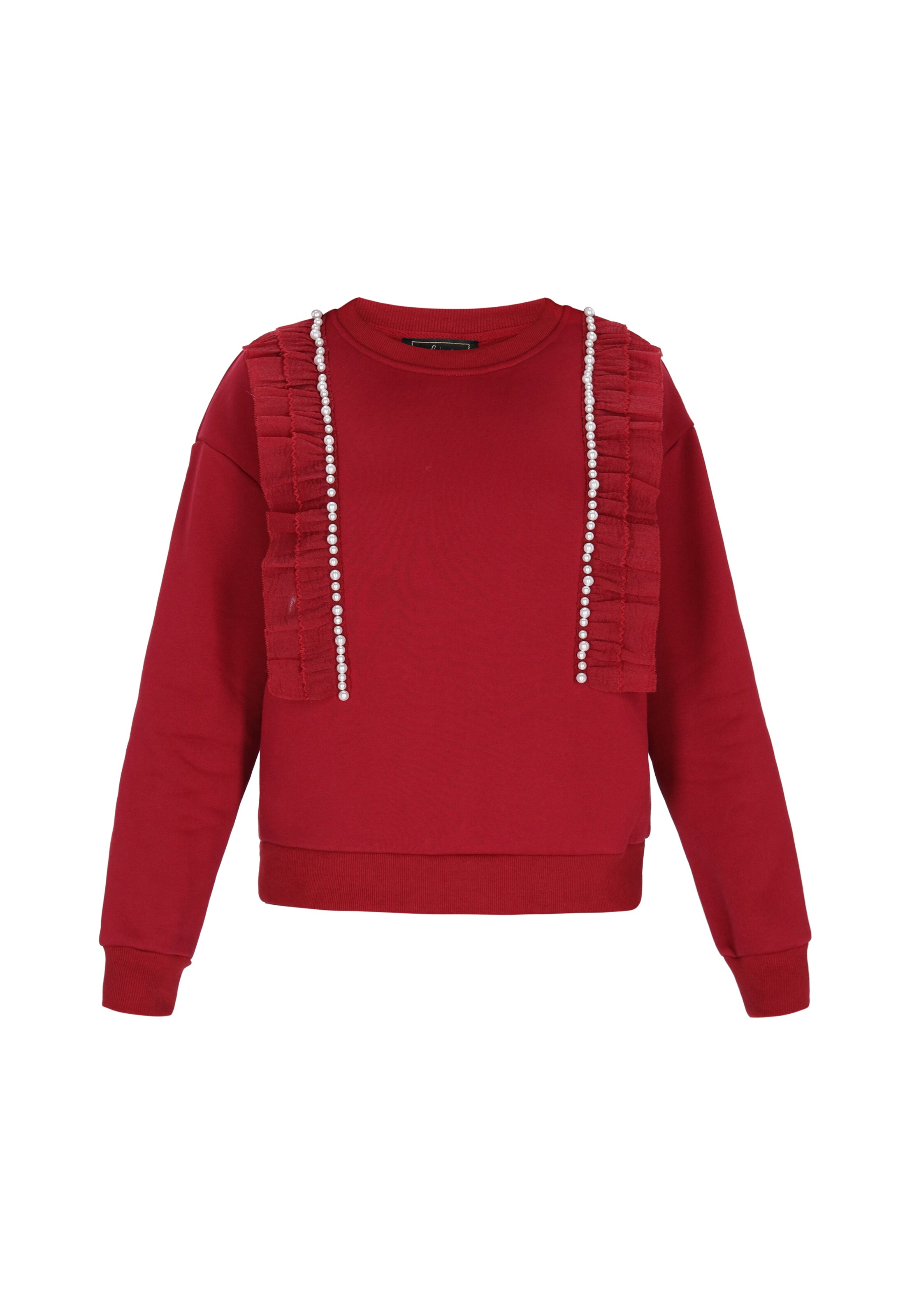 faina Sweatshirt in Rood: voorkant