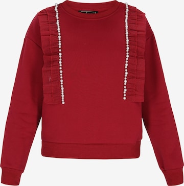 faina Sweatshirt in Rood: voorkant