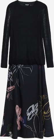 juoda Desigual Suknelė: priekis