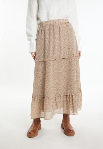 DreiMaster Vintage Skirt in Beige: front