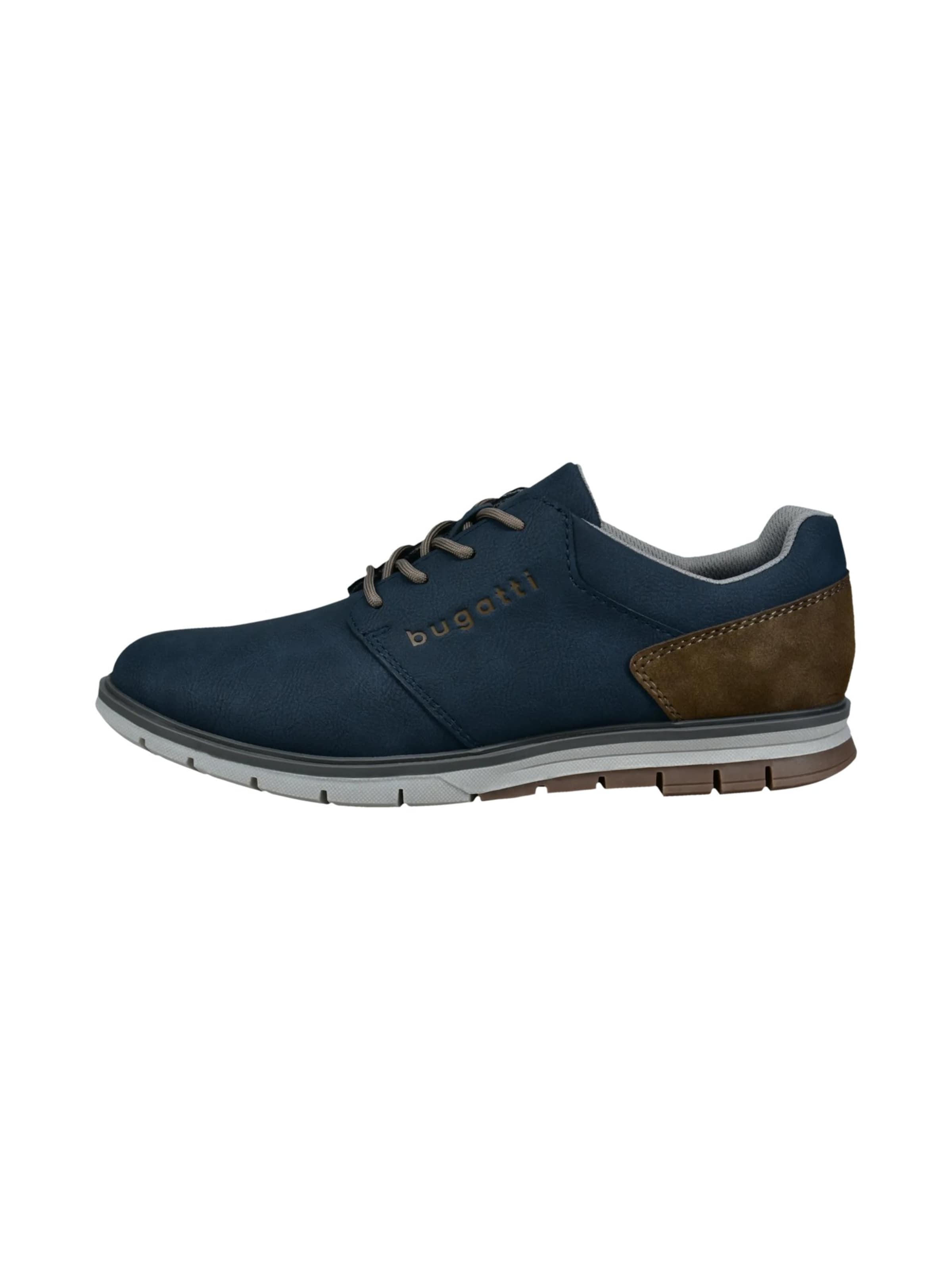 Chaussure de sport à lacets bugatti en bleu
