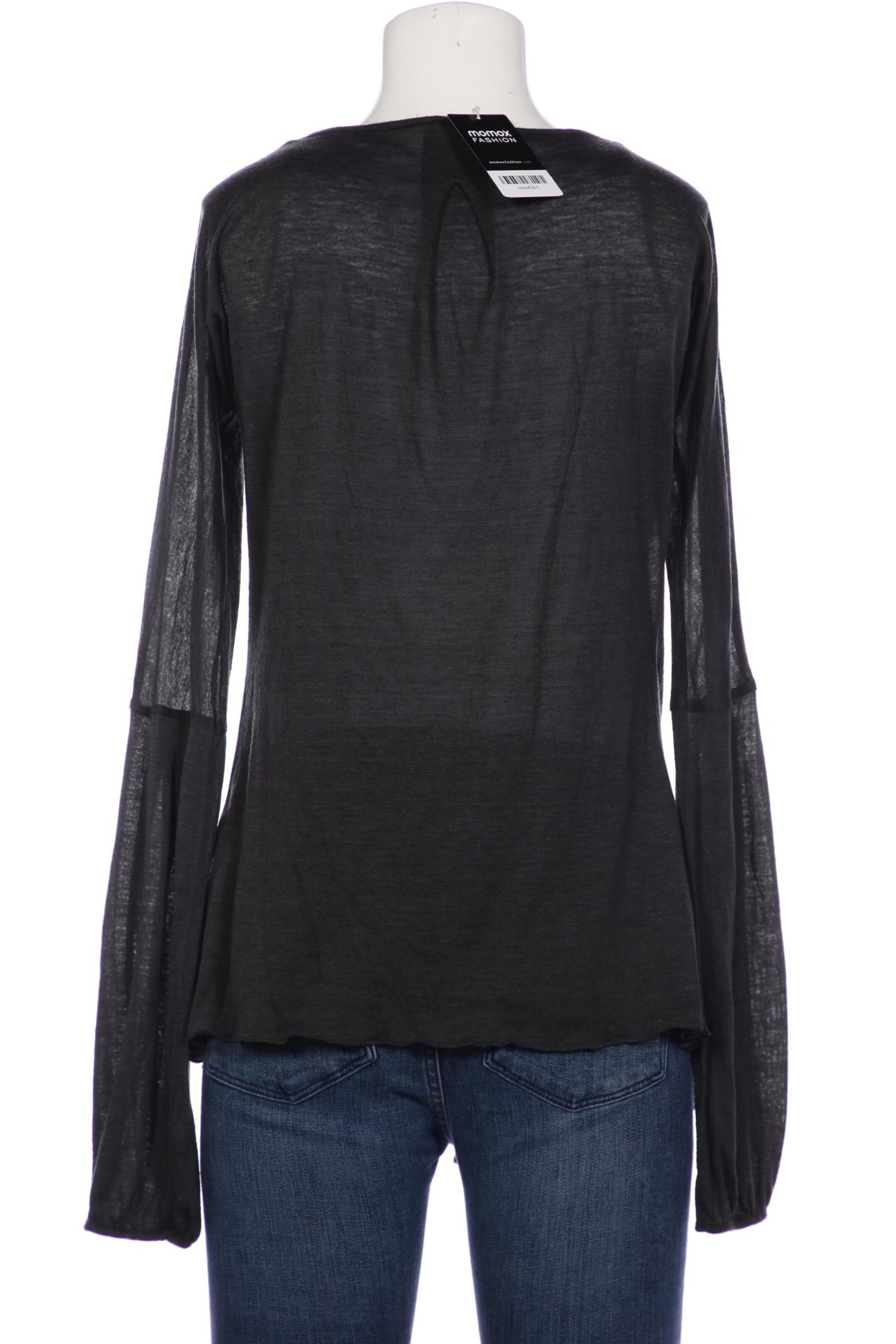 OBJECT Langarmshirt S in Grau