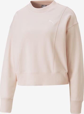 PUMA Sportief sweatshirt in Roze: voorkant