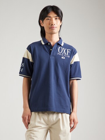 La Martina - Camiseta en azul: frente