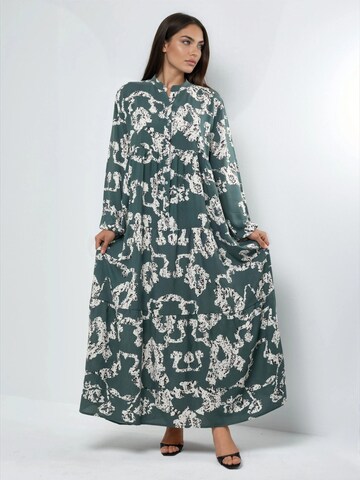 Hiccup Dress in Green: front