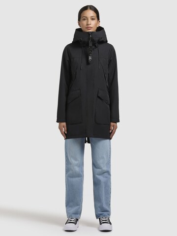 Cappotto di mezza stagione 'Venga' di khujo in nero