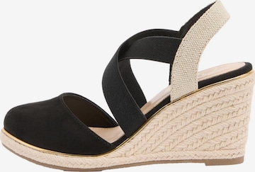 juoda Lipsy Sandalai: priekis