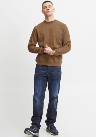 BLEND - Sweatshirt 'Dowton' em castanho