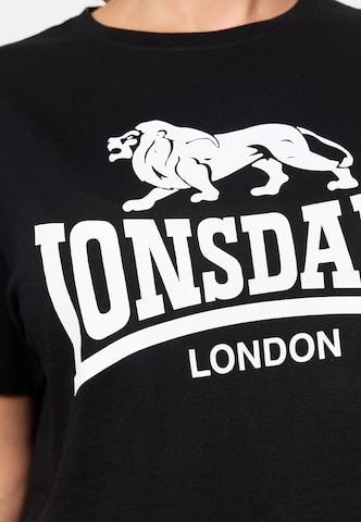 LONSDALE Shirt in Zwart