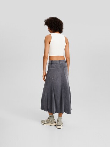 Bershka Skirt in Grey