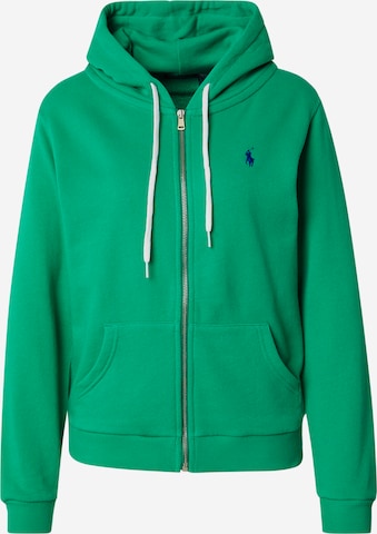 Veste de survêtement Polo Ralph Lauren en vert : devant