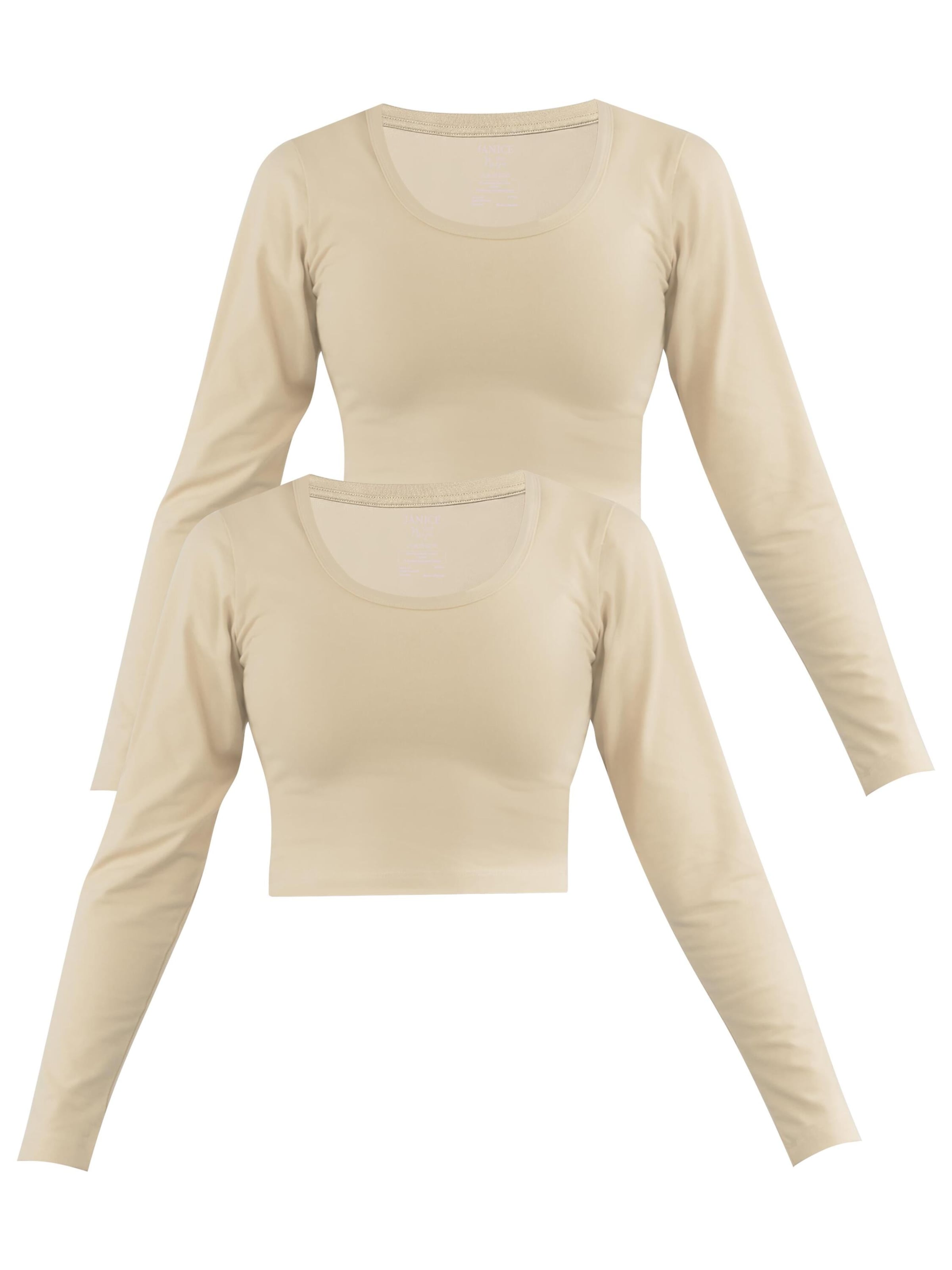 Janice Shirt 'Nerja' in Beige: front