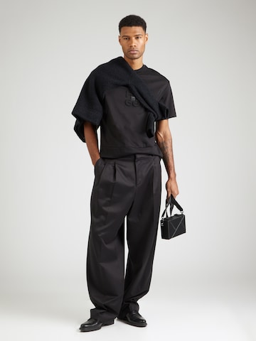 HUGO - Camisa 'Debostac' em preto