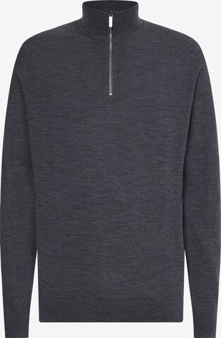 Calvin Klein Big & Tall Sweater in Grey: front