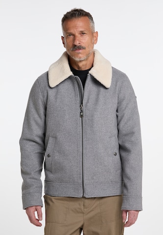 DreiMaster Vintage Between-Season Jacket in Grey: front