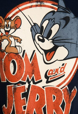 LOGOSHIRT Shirt 'Tom & Jerry' in Blauw