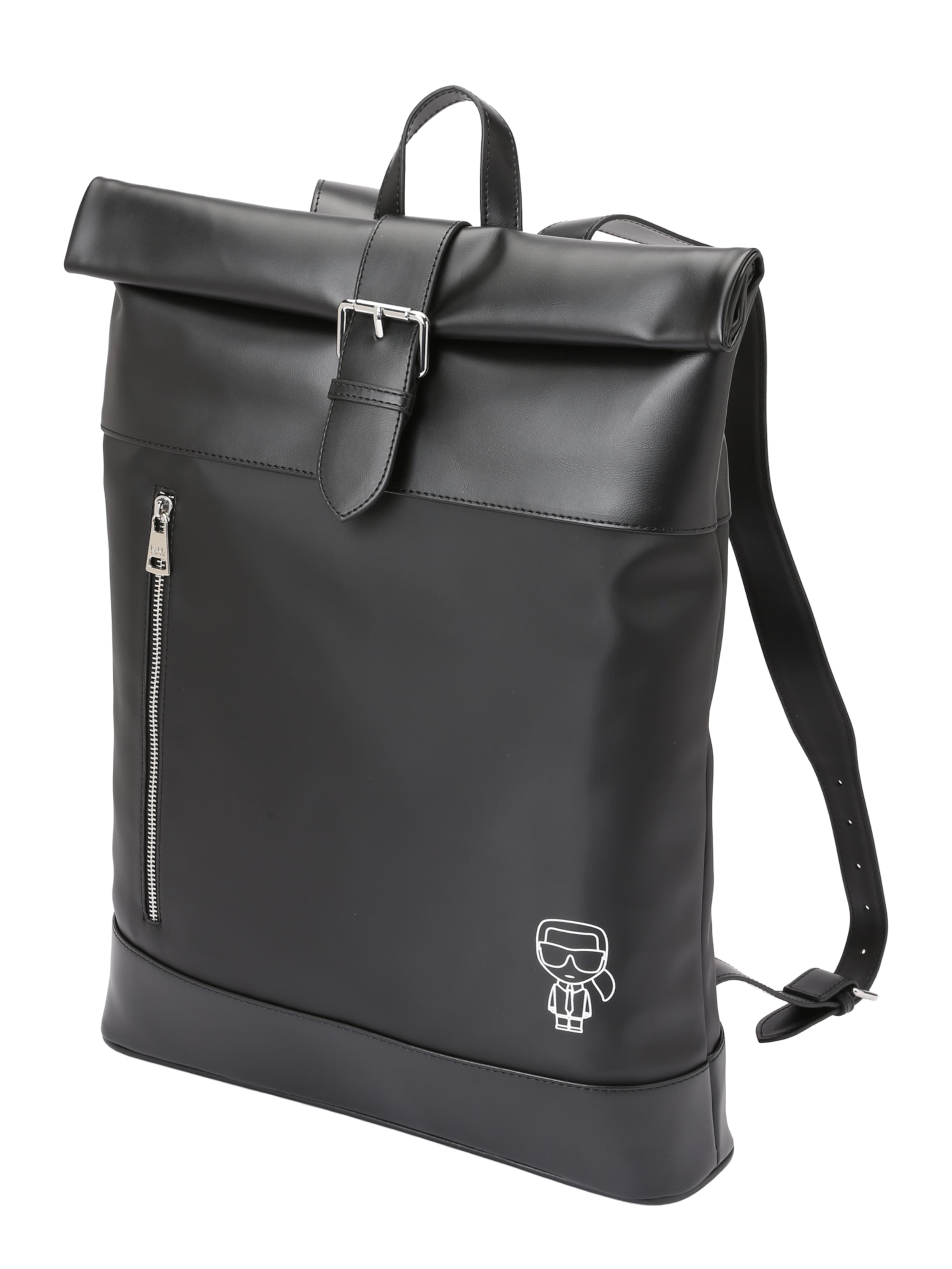 Karl Lagerfeld Batoh – černá: boční strana