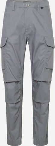 G-Star RAW Дънки Tapered Leg Карго панталон 'Combat' в сиво: отпред