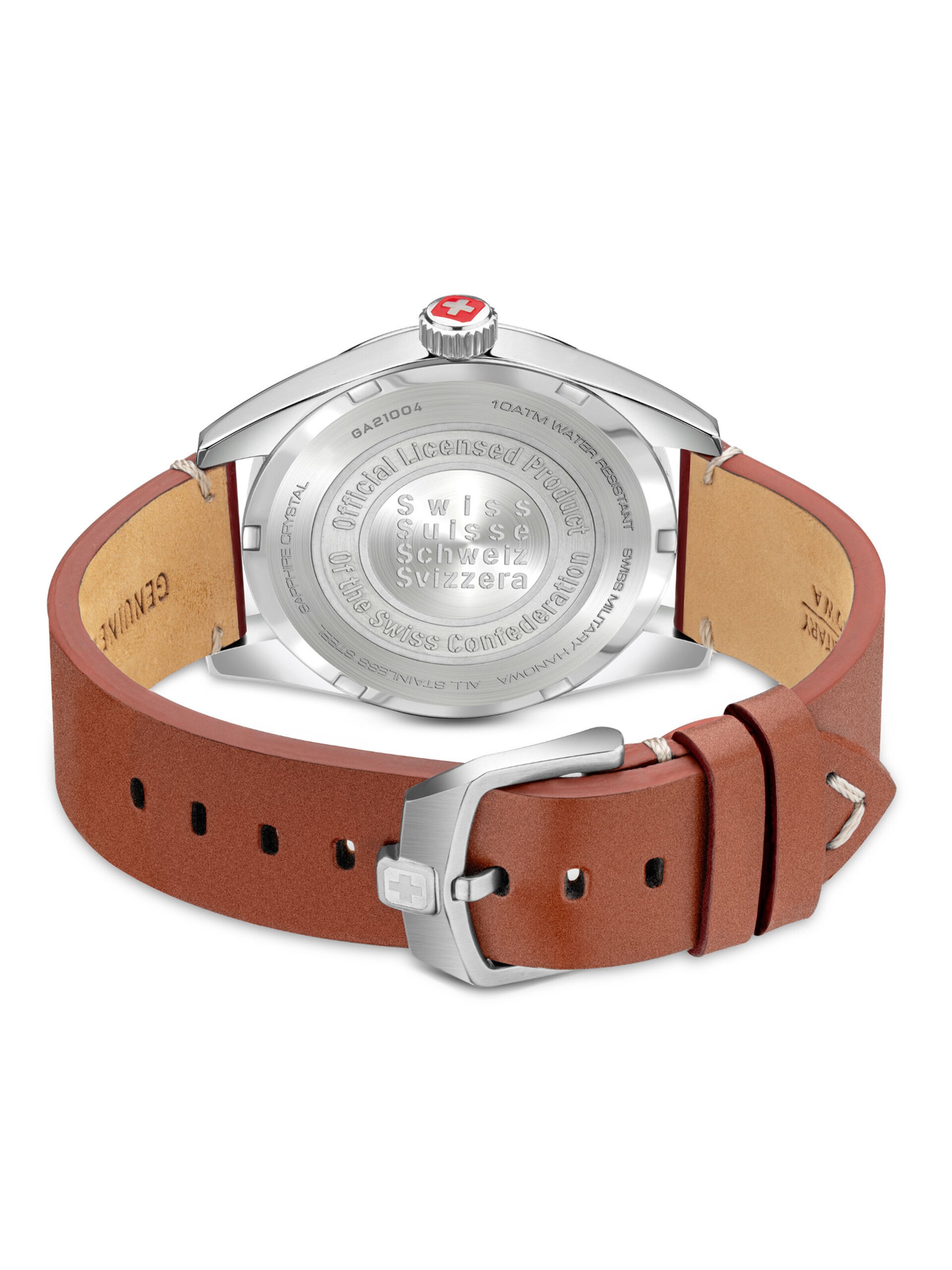 SWISS MILITARY HANOWA Analoguhr 'FALCON' in Silber