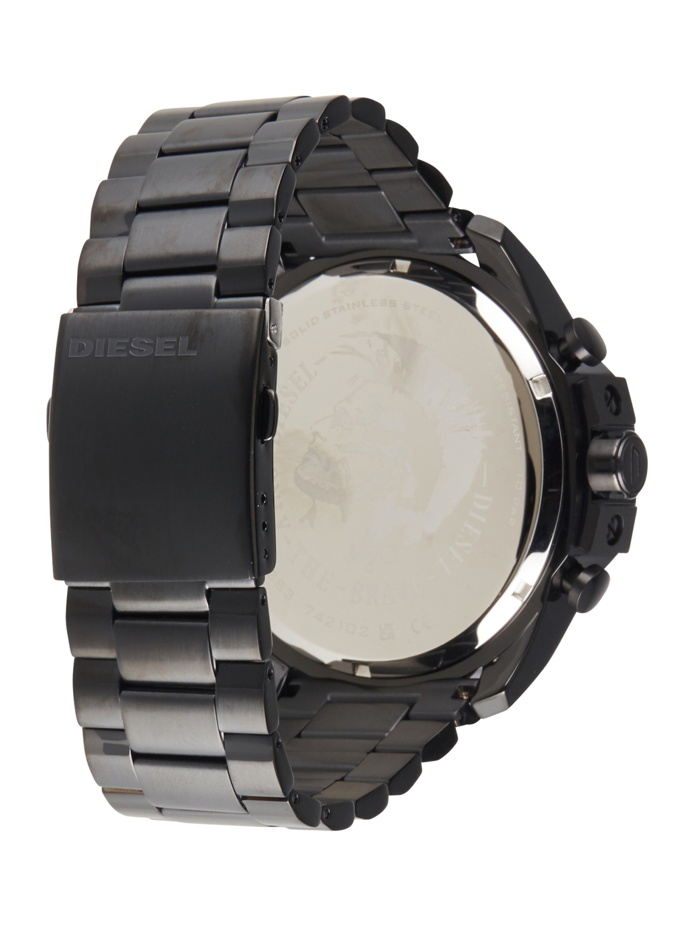 DIESEL Аналоговые часы 'Mega Chief' в Черный