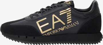 EA7 Emporio Armani Matalavartiset tennarit värissä musta: etupuoli
