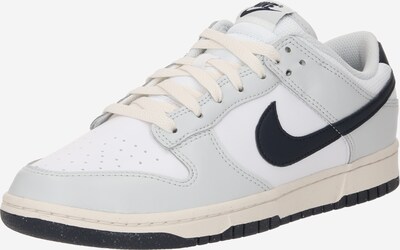 Nike Sportswear Matalavartiset tennarit 'DUNK' värissä vaaleanharmaa / musta / valkoinen, Tuotenäkymä
