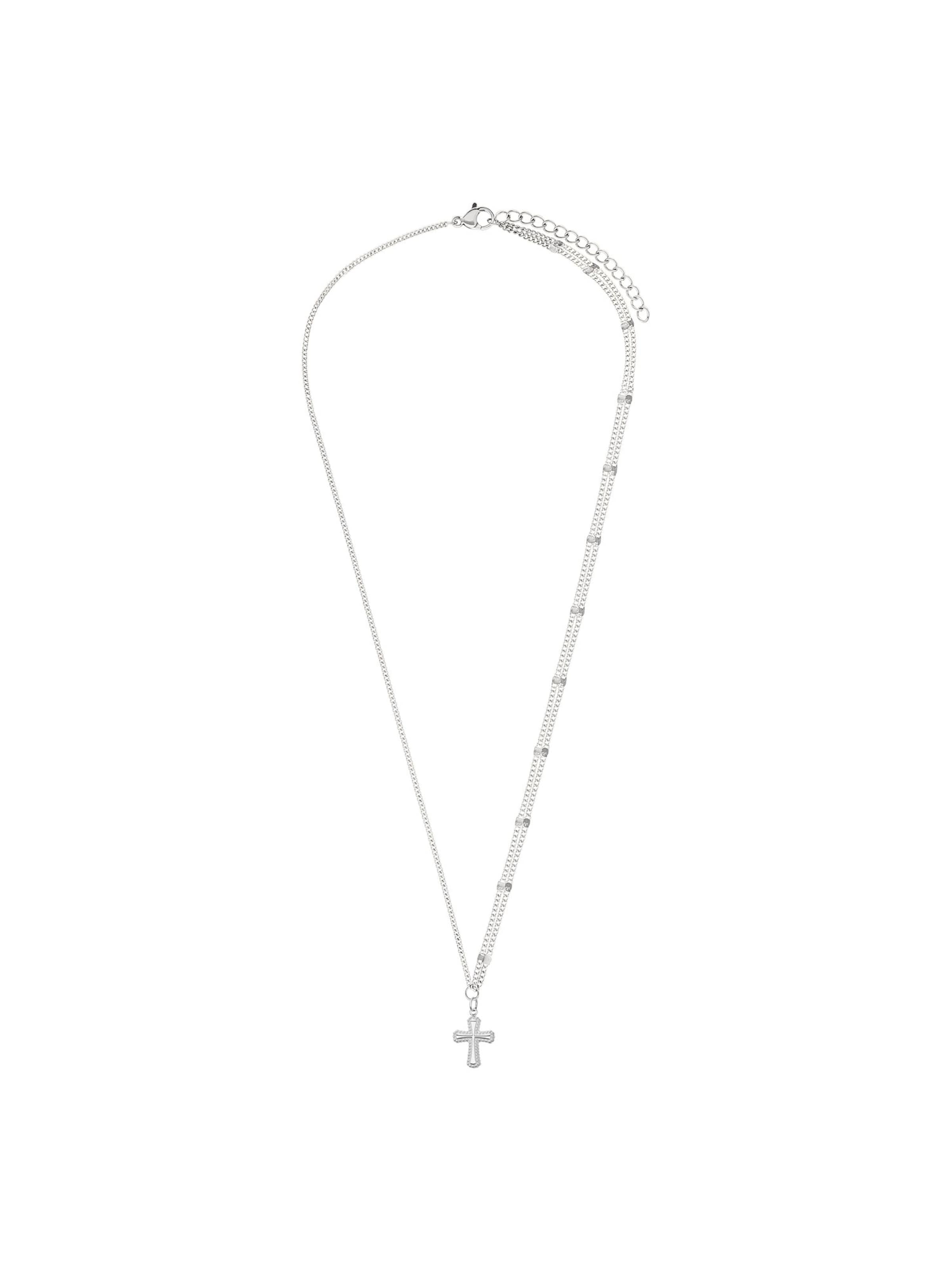 Lucardi Ketting in Zilver: voorkant