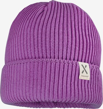 Bonnet MAXIMO en violet : devant