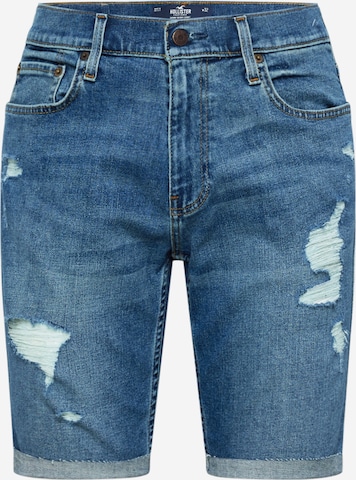 HOLLISTER Skinny Shorts in Blau: predná strana